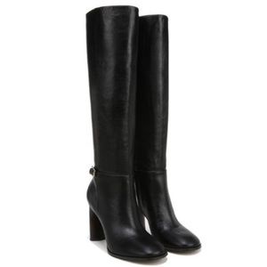 Franco Sarto Cassie Womens Zipper Round Toe Knee-High Boots